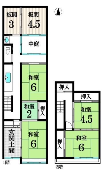 京都市中京区西ノ京小堀町の中古一戸建