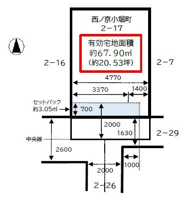 京都市中京区西ノ京小堀町の中古一戸建て