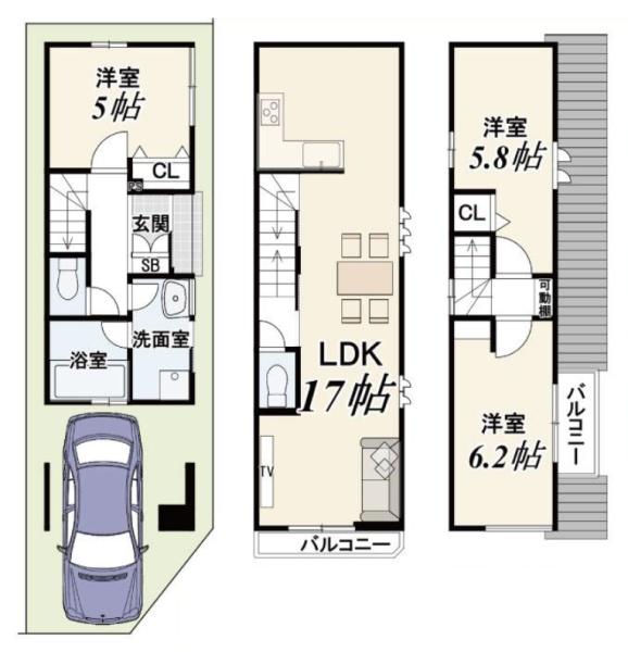 中京区壬生森町　新築一戸建て