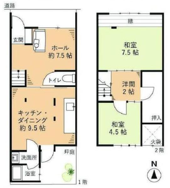 下京区西若松町 中古一戸建て