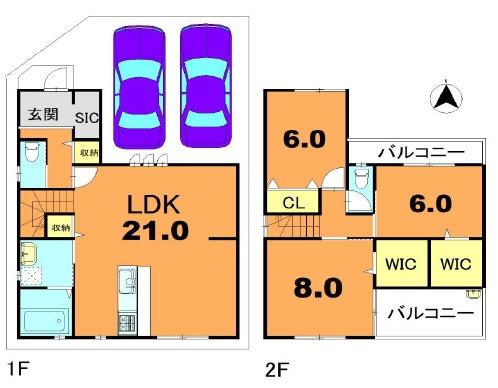 南区西ノ庄西浦町　新築一戸建て