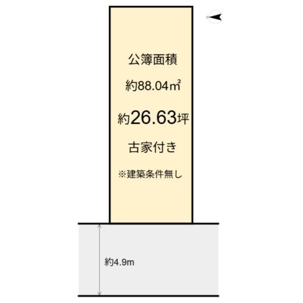 建築条件無し売土地 中京区壬生高樋町
