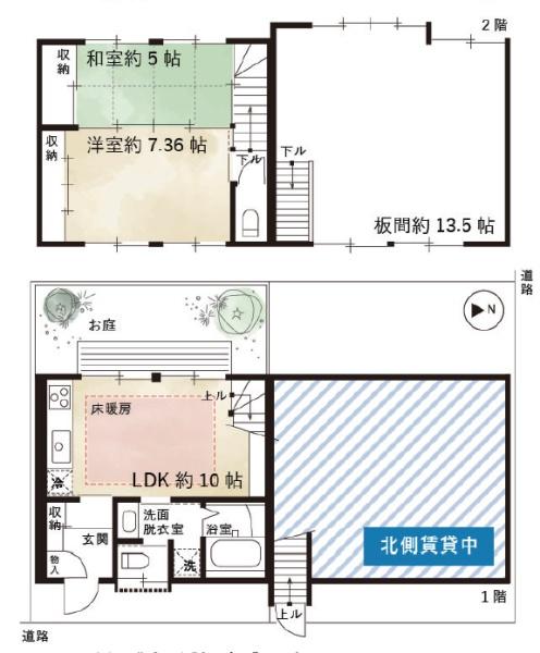 上京区北町　中古戸建て