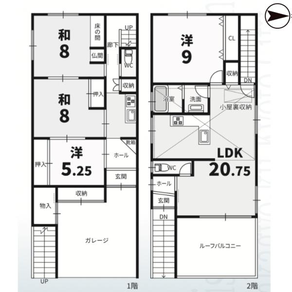 中京区西ノ京藤ノ木町 中古戸建て