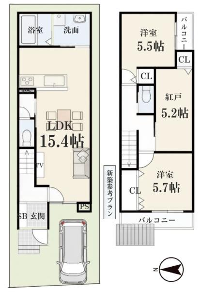 中京区西ノ京月輪町 建築条件付き売土地