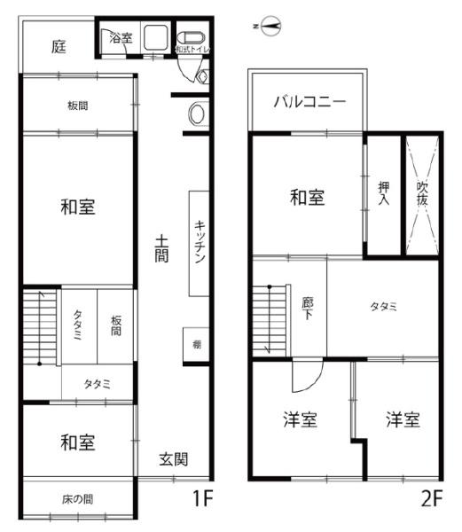 下京区稲荷町 中古戸建て