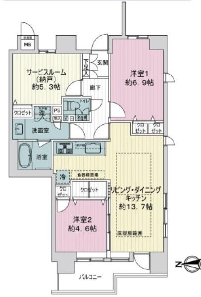 ベルヴィ高瀬川