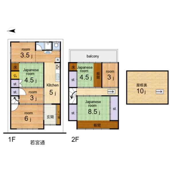 下京区四本松町　中古戸建