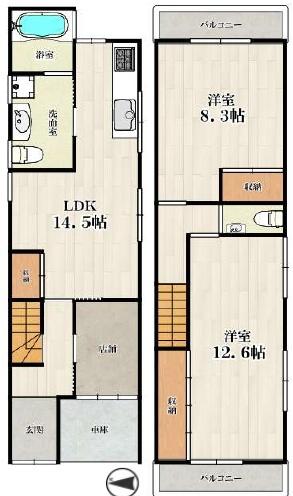 中京区西ノ京東中合町 中古戸建