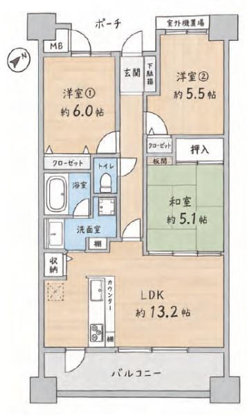 イーグルコートガーデンヒル西京都