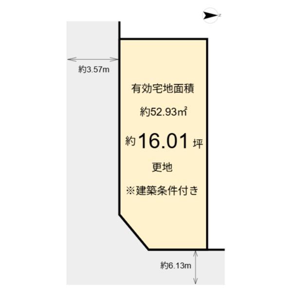 上京区利生町　建築条件付き売土地