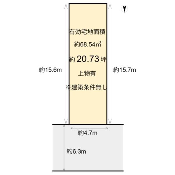 上京区橋西町二丁目 建築条件付き売土地 新築戸建プラン
