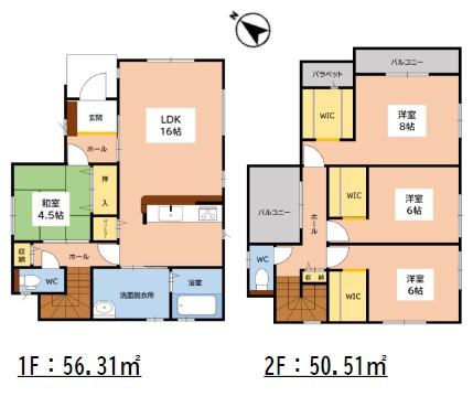 糟屋郡篠栗町津波黒2丁目3期　1号棟