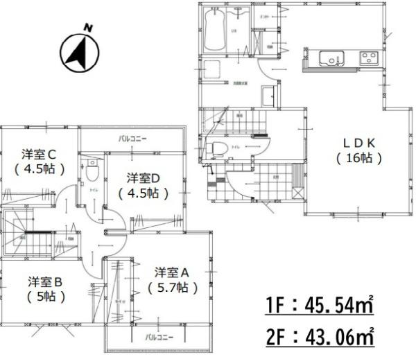 大野城市乙金2丁目2期　2号棟
