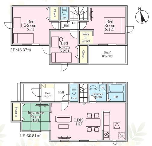 久留米市西町23ー1期　2号棟