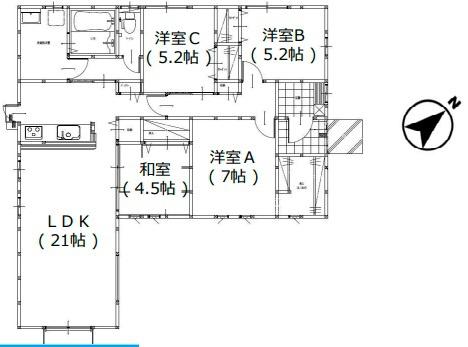 太宰府市長浦台3丁目4期　1号棟