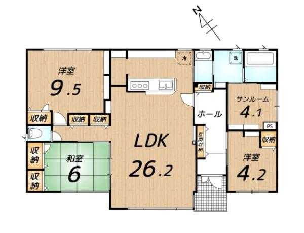 久留米市梅満町の中古一戸建