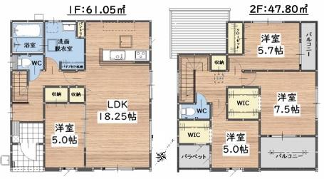 糟屋郡志免町田富4丁目4期　1号棟