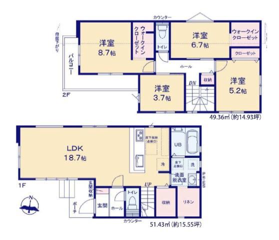 春日市一の谷1期　1号棟