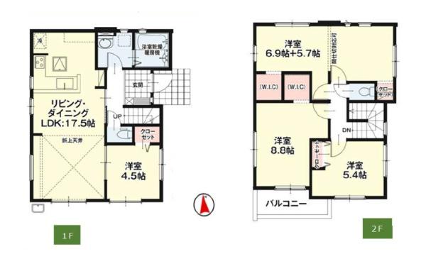 糸島市二丈田中1期　2号棟