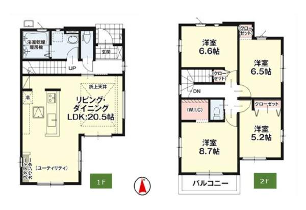 糸島市二丈田中1期　1号棟
