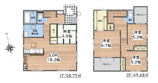 大野城市大城4丁目4期　1号棟