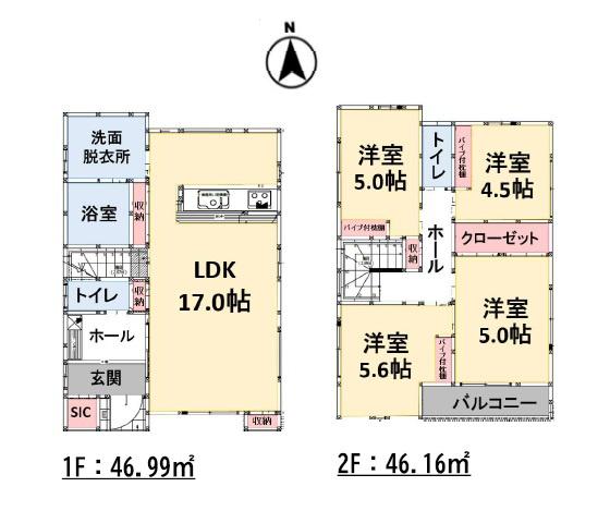 春日市天神山2丁目1期　3号棟