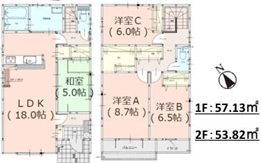 宇美町原田4丁目1期　2号棟