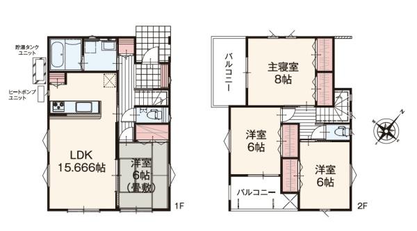 志免町吉原23ーP1　3号棟