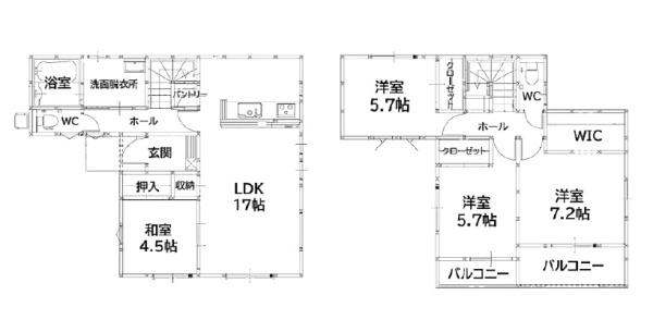 志免町別府西2丁目2期　1号棟