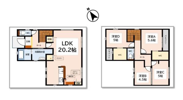 筑紫野市美しが丘南5丁目2期　1号棟
