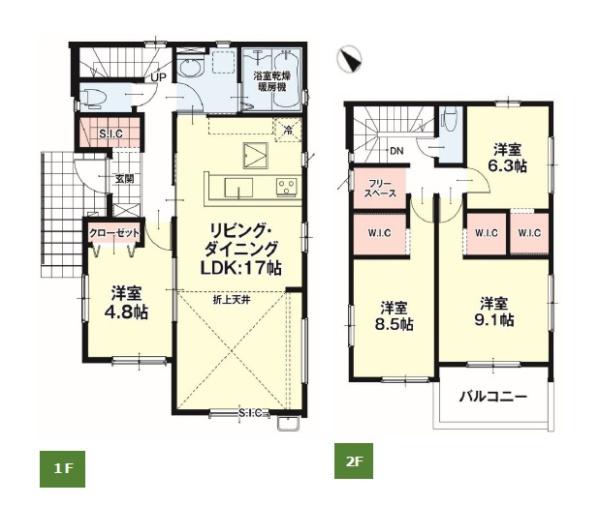 福岡市西区野方7期　1号棟