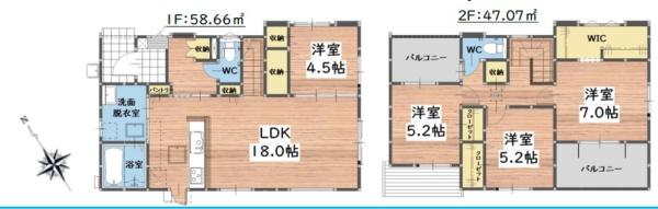 太宰府市高雄4丁目2期　1号棟