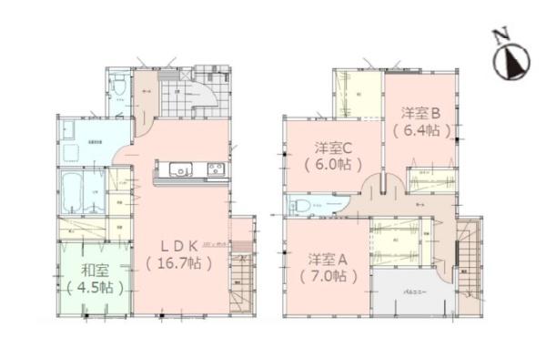 南区屋形原2丁目3期　1号棟