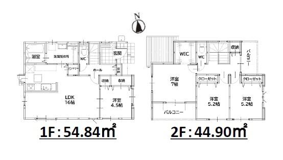大野城市南ヶ丘2丁目3期　1号棟