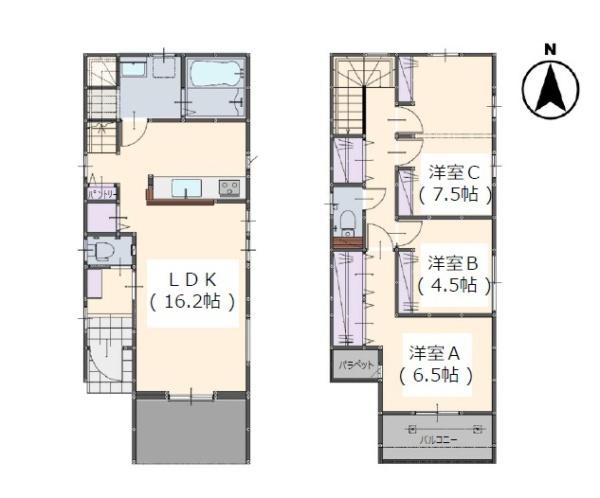 南区和田2丁目1期　1号棟