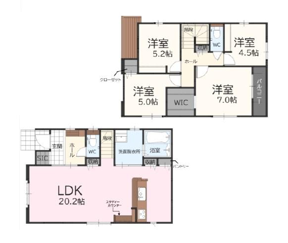 糟屋郡篠栗町和田3丁目1期　2号棟