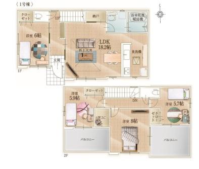 筑紫野市筑紫駅前通1期　1号棟