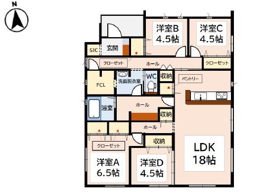久留米市宮ノ陣4丁目1期　2号棟