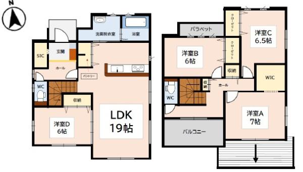 久留米市宮ノ陣4丁目1期　1号棟