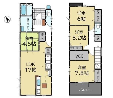 篠栗町津波黒2丁目4期　1号棟