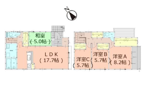 粕屋町長者原東7丁目1期　1号棟