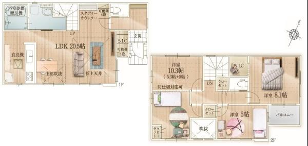 東区松香台1丁目期2号棟