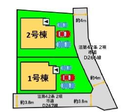 久留米諏訪野町2期2号棟(区画図)