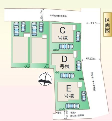 早良区原8丁目C号棟(区画図)