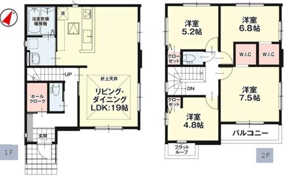 南区警弥郷2期2号棟(間取り)