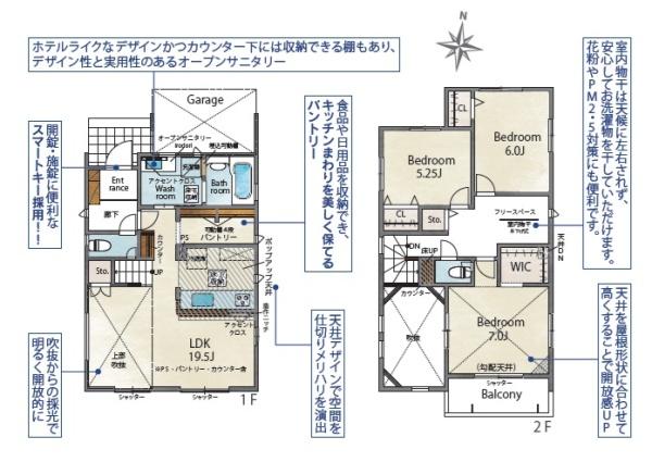 大宰府市青山3丁目2号棟(間取り)