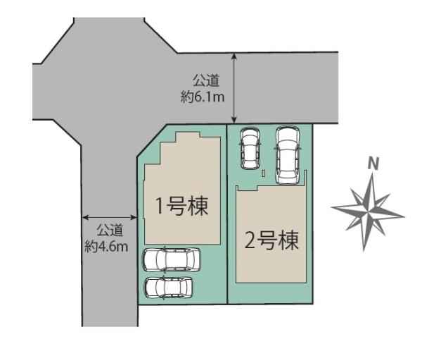 大宰府市青山3丁目2号棟(区画図)