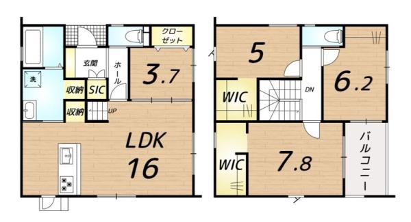 久留米市江戸屋敷2丁目　5号棟