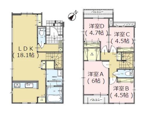 東区雁ノ巣1丁目4期1号棟